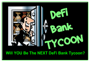 defi bank tycoon digital card game